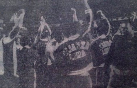 Celebración Aliancista en La Bombonera.