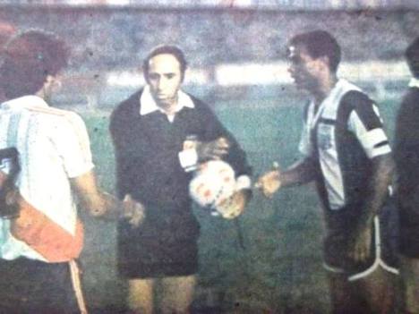 Minutos previos al inicio del partido.