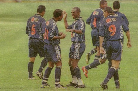 Celebración blanquiazul