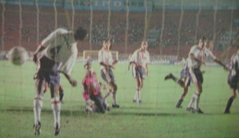 Alianza Lima a los seis minutos del primer tiempo anota el primer gol.