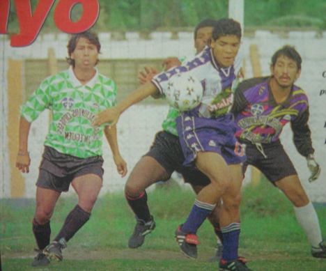 César Rosales anotó en la goleada blanquiazul.