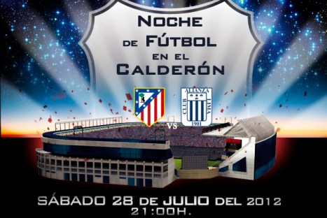 Afiche oficial que se publicó en la web del Atlético de Madrid.