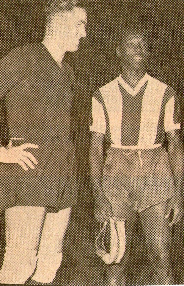 Roque Gastón Maspoli y Cornelio Heredia.