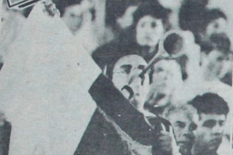 Minuto de silencio en homenaje a los caídos.