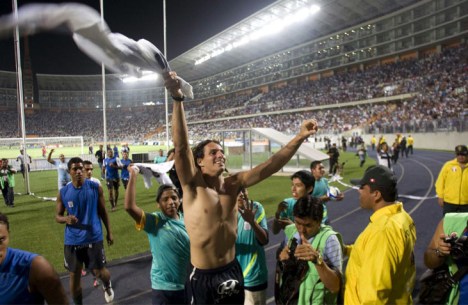 Celebración blanquiazul (Foto: El Comercio).