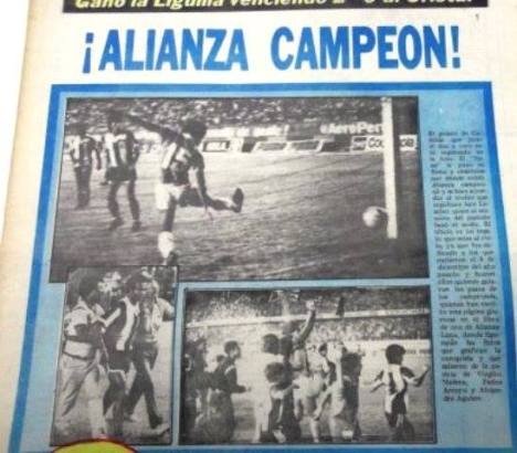 Alianza Lima ganó el Torneo Descentralizado.