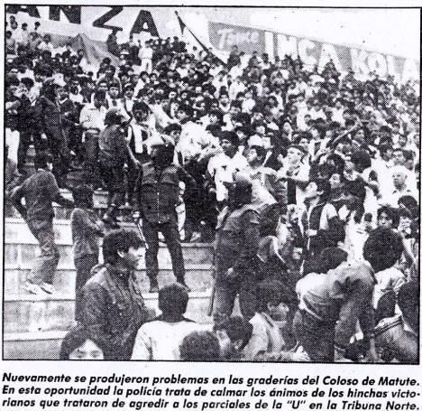 Problemas en la tribuna