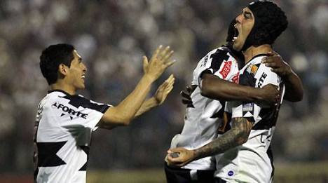 La "Maquina" Fleitas gritando el gol del empate.