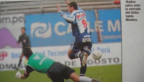 Mauricio Montes en el ataque contra Ibáñez.