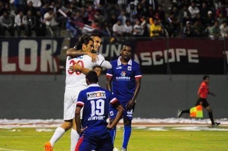Celebración del gol de Mauricio Montes. (Foto: Club Alianza Lima)