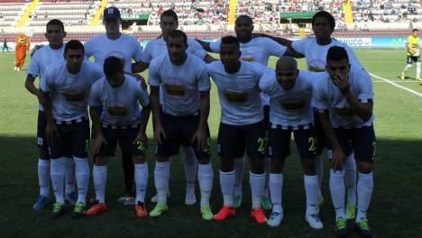 Arriba: Ramos, Forsyth, Ibáñez, R. Guizasola y Landauri. Abajo: Kahn, Costa, Guevgeozián, Trujillo, Molina y Albarracín (Foto: Dechalaca.com)