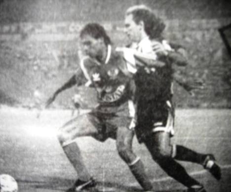 Marcelo Sozzani en la marca. 