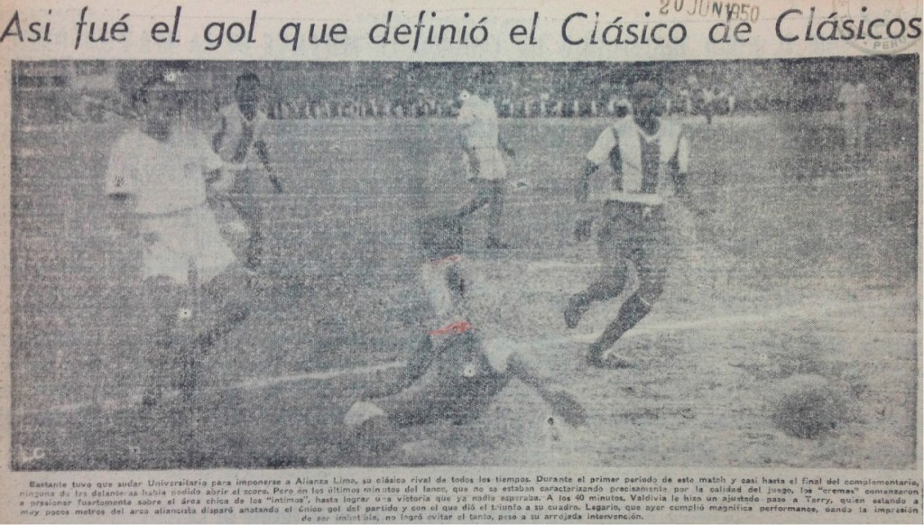 Universitario 1 – Alianza Lima&nbsp;0
